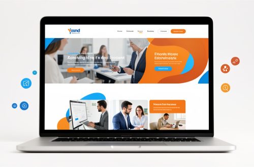 Ordinateur portable affichant une interface de site professionnel moderne et optimisée pour générer davantage de demandes de devis.